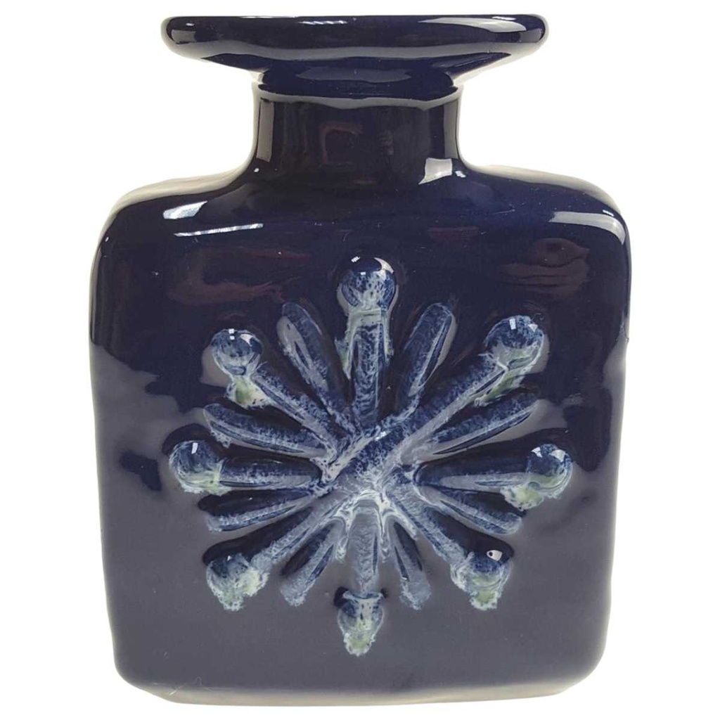 [98244] Vase 12,5 cm Thun Bozner Blau gebraucht - gut