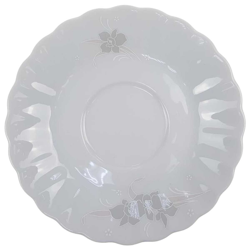 Untertasse 16,8 cm Eschenbach Toledo Dekor 2665 Orchidee gebraucht - sehr gut