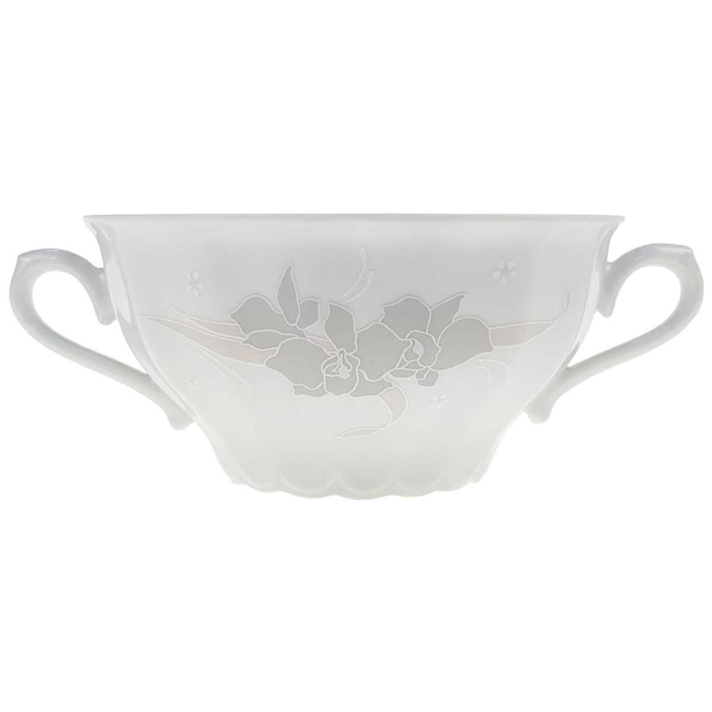 Suppentasse Suppenbecher Eschenbach Toledo Dekor 2665 Orchidee gebraucht - sehr gut