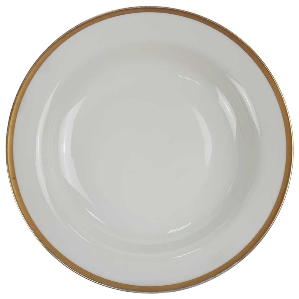 Suppenteller Goldrand 22,5 cm Eschenbach Rita W1242 5 mm gebraucht - gut