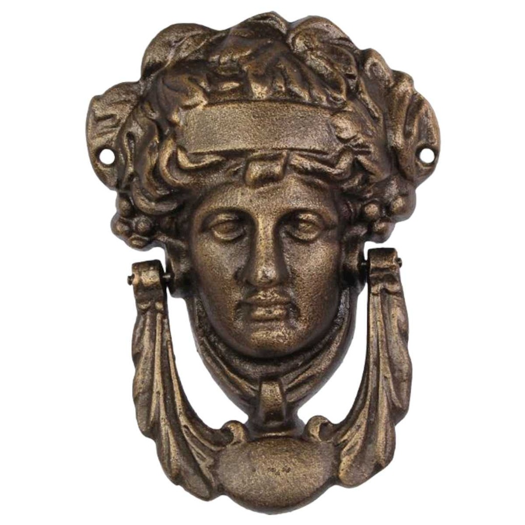 Wandglocke Türglocke Türklopfer Gusseisen Athena