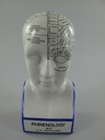 Figur Skulptur Porzellankopf BLAU!!! H.30x16cm