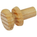 Holzknopf Möbelgriff Schubladengriff Möbelknauf Kiefer Holz weich