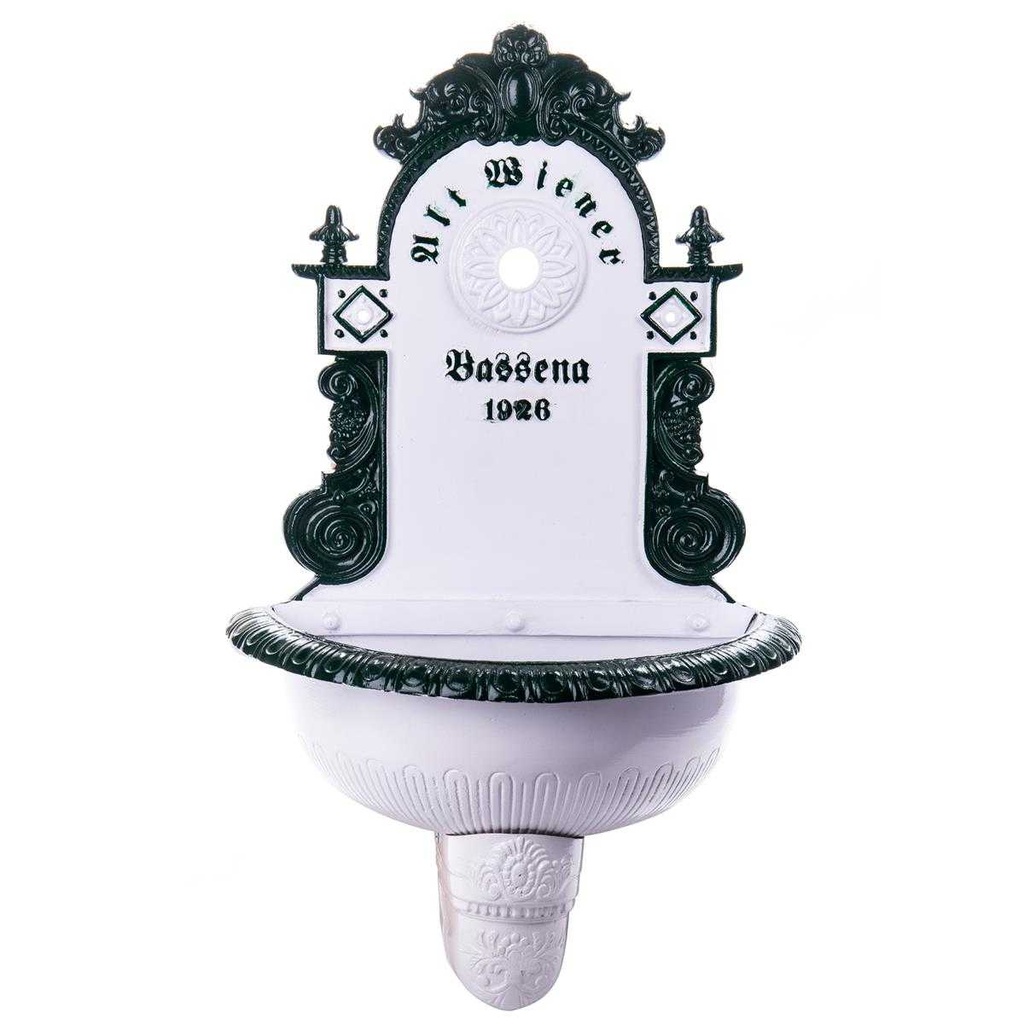 Wandbrunnen Wassersäule Gartenbrunnen Zapfstelle Aluminium #85224