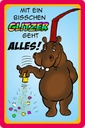 Holzschild 18x12 cm mit bisschen Glitzer geht Alles Spruch Zitat