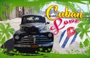 Holzschild 12x18 cm Cuban Love Auto Fingerabdruck Garage Werkstatt