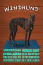 Holzschild 18x12 cm Windhund Hund intelligent sanft Spruch Zitat