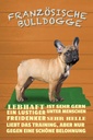Holzschild 18x12 cm Französische Bulldogge Hund Tier Haustier