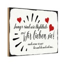 Holzschild 12x18 cm Jungs sind wie Highheels wir Kids Kinder Teens