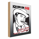 Holzschild 18x12 cm ich bin ASSI schön intelligent Dekoration