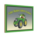 Holzschild 12x18 cm echte Männer fahren Traktor Frauen