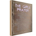 Holzschild 18x12 cm the girls Prayer our Marks which Spruch Zitat