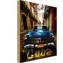 Holzschild 18x12 cm Cuba blue Auto Garage Werkstatt