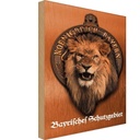 Holzschild 18x12 cm Königreich Bayern Löwe Dekoration