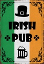 Holzschild 18x12 cm Irish Pub Bier Alkohol Geburtstag Feiern Party