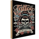Holzschild 18x12 cm Tattoo Tokio convention Sport Hobby