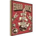 Holzschild 18x12 cm hard Rock Music festival Geburtstag Feiern Party