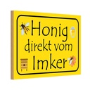 Holzschild 12x18 cm direkt vom Imker Dekoration