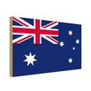 Holzschild 12x18 cm Australien Australia Flagge Fahne Wappen