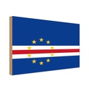 Holzschild 12x18 cm Kap Verde Cape Flagge Fahne Wappen