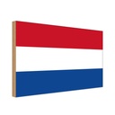 Holzschild 12x18 cm Niederlande Netherlands Flagge Europa
