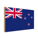 Holzschild 12x18 cm Neuseelands New Zealand Flagge Fahne Wappen