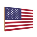 Holzschild 12x18 cm Vereinigte Staaten United States Amerika USA