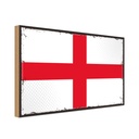 Holzschild 12x18 cm Englands England Flagge Fahne Wappen
