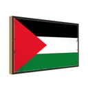Holzschild 12x18 cm Palästinas Palestine Flagge Fahne Wappen