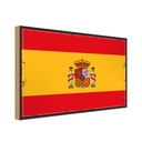 Holzschild 12x18 cm Spaniens Spain Flagge Geburtstag Feiern Party