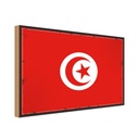 Holzschild 12x18 cm Tunesiens Tunisia Flagge Fahne Wappen
