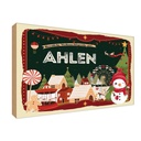 Holzschild 12x18 cm Weihnachten aus AHLEN
