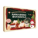 Holzschild 12x18 cm Weihnachten aus ANNABERG-BUCHHOLZ
