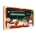 Holzschild 12x18 cm Weihnachten aus ARNSBERG