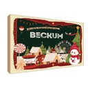 Holzschild 12x18 cm Weihnachten aus BECKUM