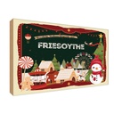 Holzschild 12x18 cm Weihnachten FRIESOYTHE