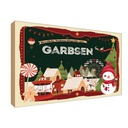 Holzschild 12x18 cm Weihnachten aus GARBSEN
