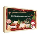 Holzschild 12x18 cm Weihnachten GEORGSMARIENHÜTTE