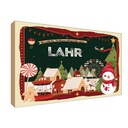 Holzschild 12x18 cm Weihnachten LAHR