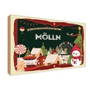 Holzschild 12x18 cm Weihnachten MÖLLN