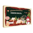 Holzschild 12x18 cm Weihnachten OBERURSEL