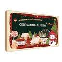 Holzschild 12x18 cm Weihnachten aus OERLINGHAUSEN
