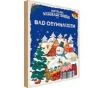 Holzschild 18x12 cm Weihnachtsgrüße BAD OEYNHAUSEN Weihnachten