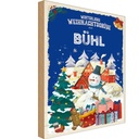 Holzschild 18x12 cm Weihnachtsgrüße BÜHL Weihnachten Fest