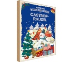 Holzschild 18x12 cm Weihnachtsgrüße CASTROP-RAUXEL Weihnachten