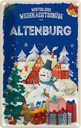 Blechschild 30x20 cm Weihnachtsgrüße ALTENBURG Weihnachten