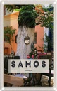 Blechschild 30x20 cm Samos Greece Sommer Restaurant Bildmotiv Reisemotiv Abenteuer Reisen Urlaub