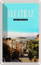 Blechschild 30x20 cm San Francisco Alcatraz Stadt Straße Bildmotiv Reisemotiv Abenteuer Reisen Urlaub
