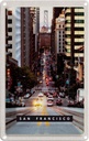 Blechschild 30x20 cm San Francisco Straße Autos Stadt Bildmotiv Reisemotiv Abenteuer Reisen Urlaub