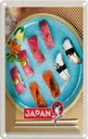 Blechschild 30x20 cm Japan Asien Fisch Sushi Gerichte Alge Abenteuer Reisen Urlaub